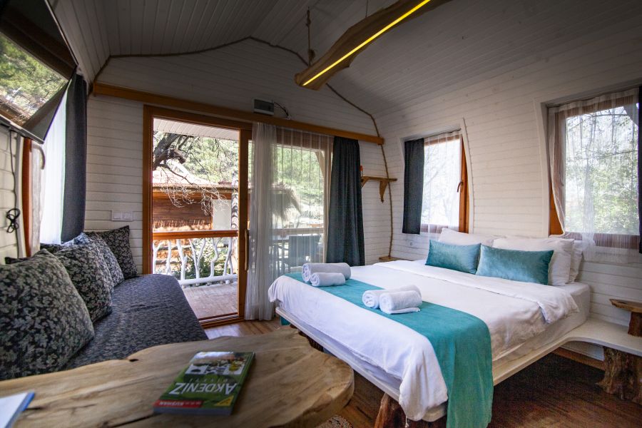 Log cabin at Yenice Vadi
