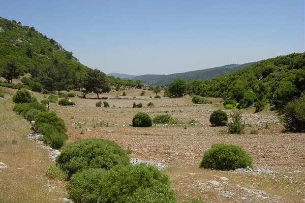 Empty land before building Yenice Vadi